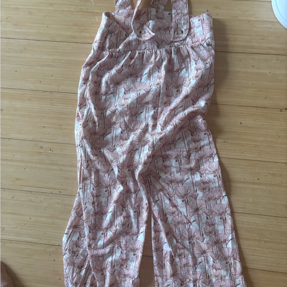 Kate Quinn Pink and White Jumpsuit 4T